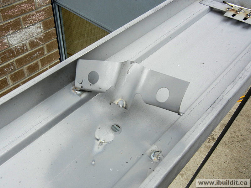 how to install a metal frame and door in an existing opening